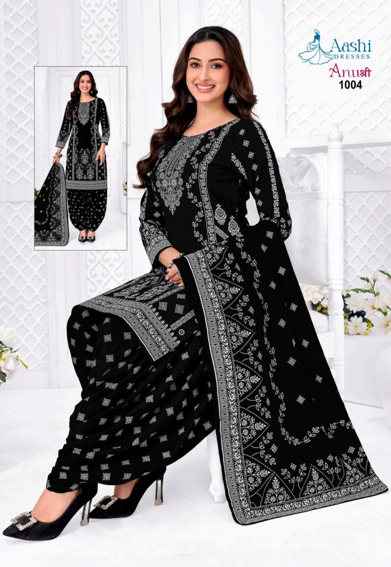 Anushree Patiyala By Aashi Cotton Printed Dress Materials
